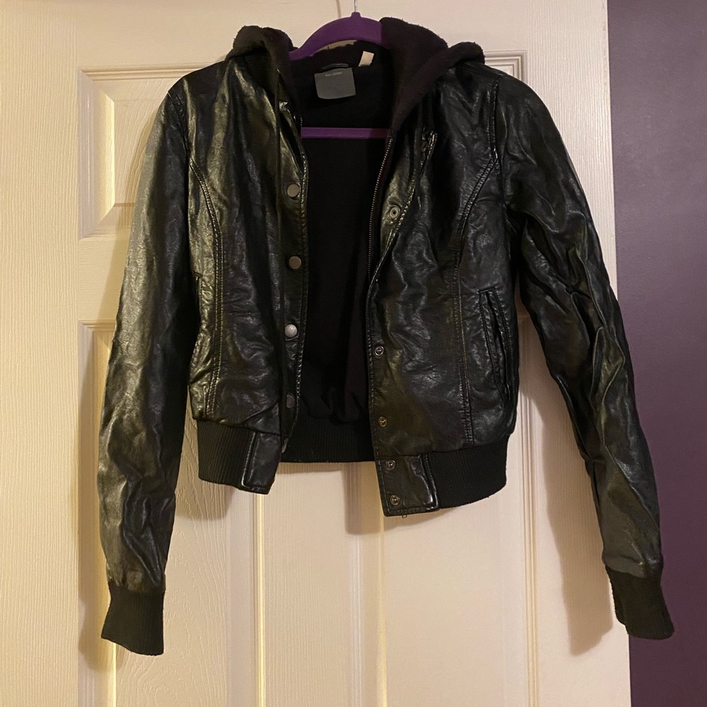 Black Pleather Jacket